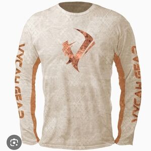 NWT Men's YCAH Trike Camo Fade Pullover Fleece Lined Hunting LONG SLEEVE TOP XL